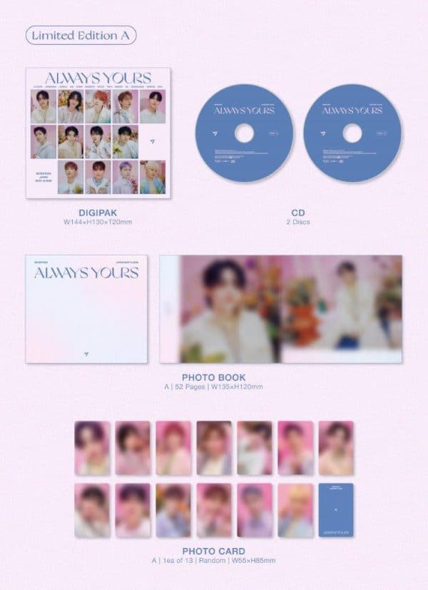 SEVENTEEN - SEVENTEEN JAPAN BEST ALBUM [ALWAYS YOURS] - Image 2