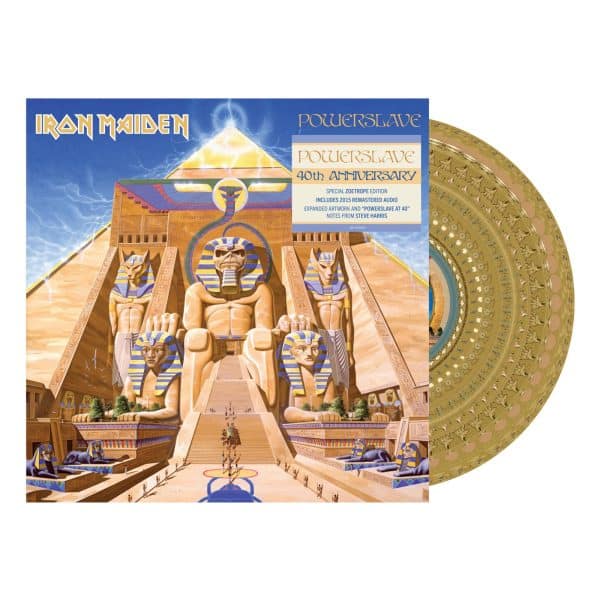 Iron Maiden - Powerslave 40th Anniversary Limited Edition Zoetrope Vinyl - Image 2