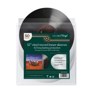 Legend Vinyl - 12″ HDPE Inner Record Sleeves – Pack of 50